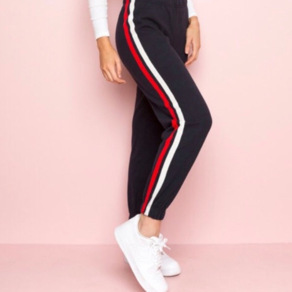 Brandy Melville Striped Sweatpants